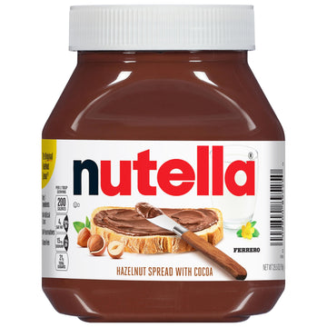 Nutella Chocolate Hazelnut Spread, Perfect Topping For Pancakes, Great For Holiday Recipes, 26.5 Oz