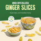 The Snackery Crystallized Ginger Slices - Candied Ginger for Snacking & Baking, Kosher, 2 lbs Resealable Bag