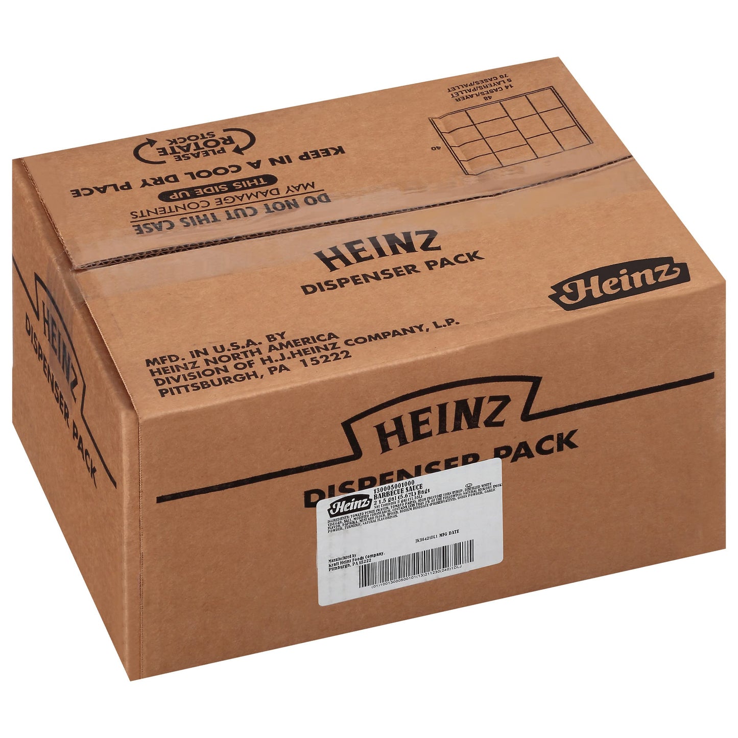 Heinz Barbeque Sauce (1.5gal Bags, Pack of 2)
