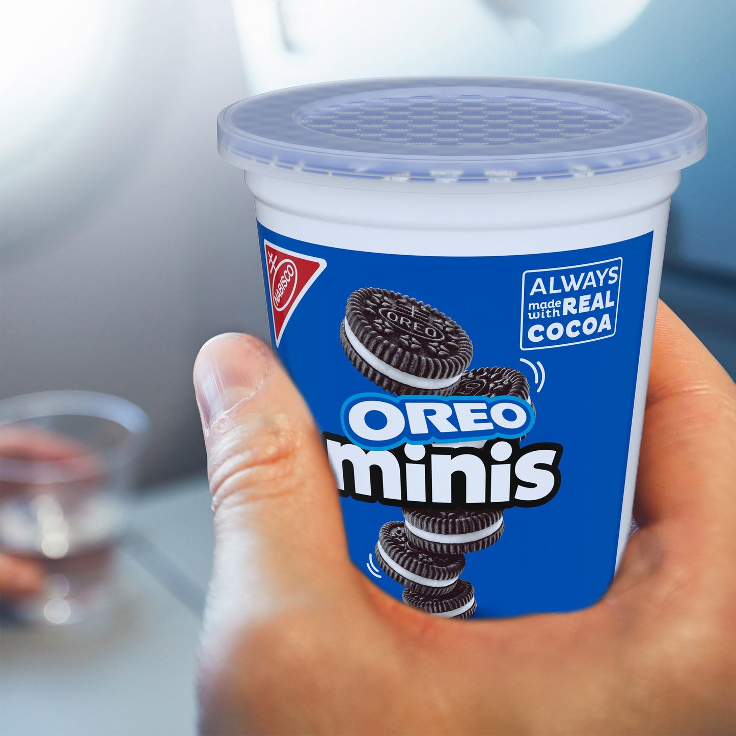 OREO Minis Chocolate Sandwich Cookies, 3.5 oz Snack Cup