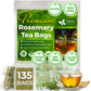 FRESHDRINKUS Rosemary Leaf Tea Bags, 100% Natural Herbal Tea, Vegan, 135 Bags