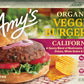 Amys Frozen Meals, Vegan and Dairy Free Veggie Burger, USDA Organic, 10 oz. (4 Pack)