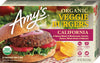 Amys Frozen Meals, Vegan and Dairy Free Veggie Burger, USDA Organic, 10 oz. (4 Pack)