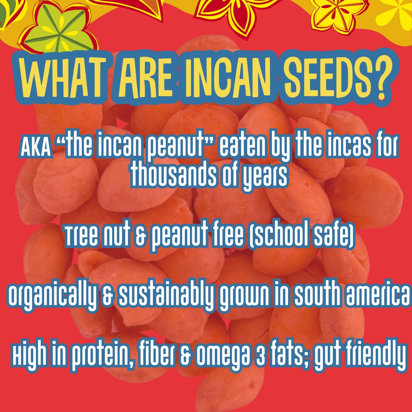 Brass Roots Organic Incan Protein Seeds - High Protein, School Safe, Nut Free, High Omega 3, Supports Gut Health, Good Source Of Fiber, Shark Tank (10 Oz (Pack Of 1), Cajun)