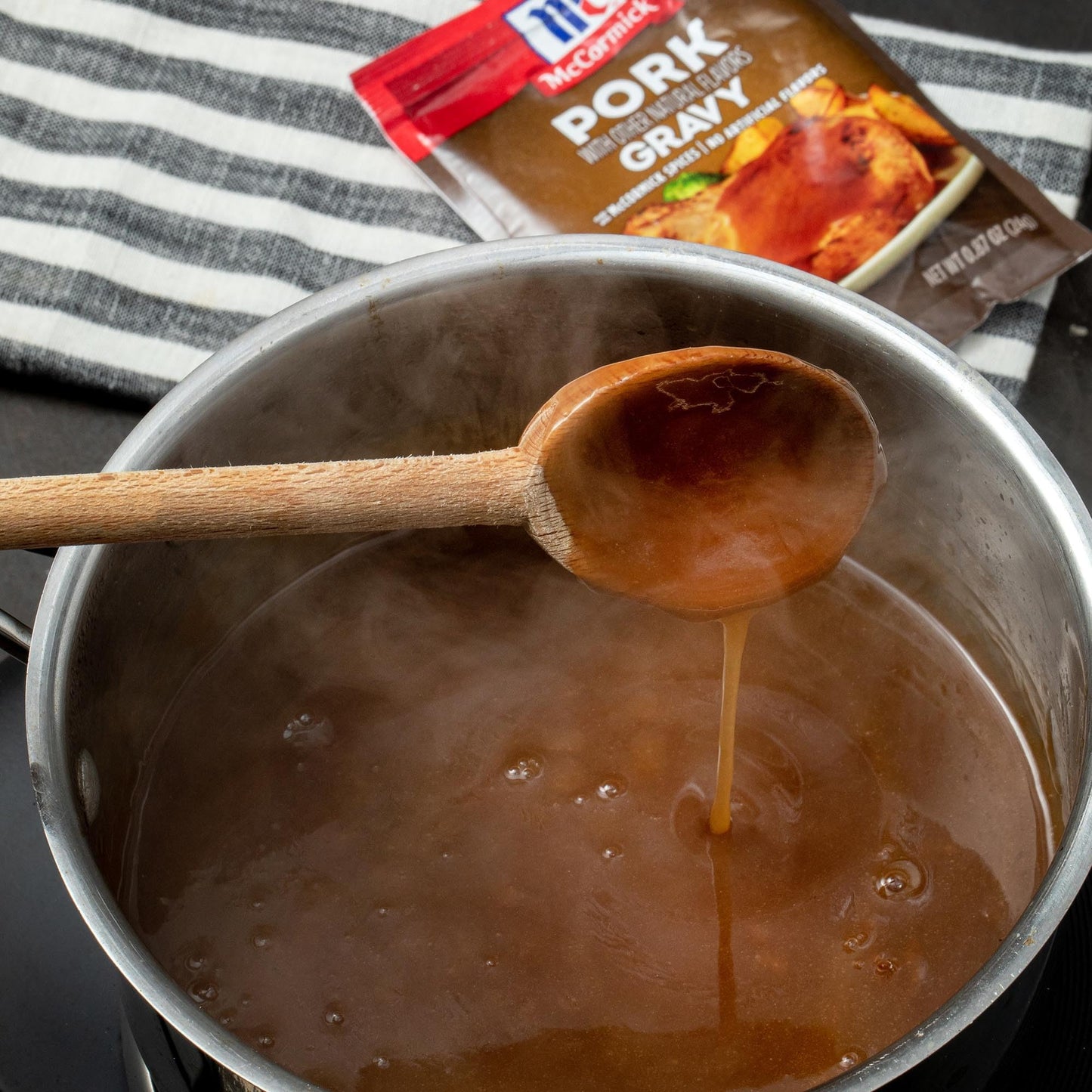 Mccormick Pork Gravy Mix, 0.87 Oz (Pack Of 12)