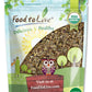 Food to Live - Organic Basil Leaves, 4 Ounces - Dried & Cut. Great for Pizzas, Pesto, Soups, Sauces, Salads and Herbal Tea. Non-