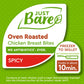 Just Bare Oven Roasted Spicy Chicken Breast Bites | Fully Cooked | 20 G Protein | Frozen | 1.20 LB
