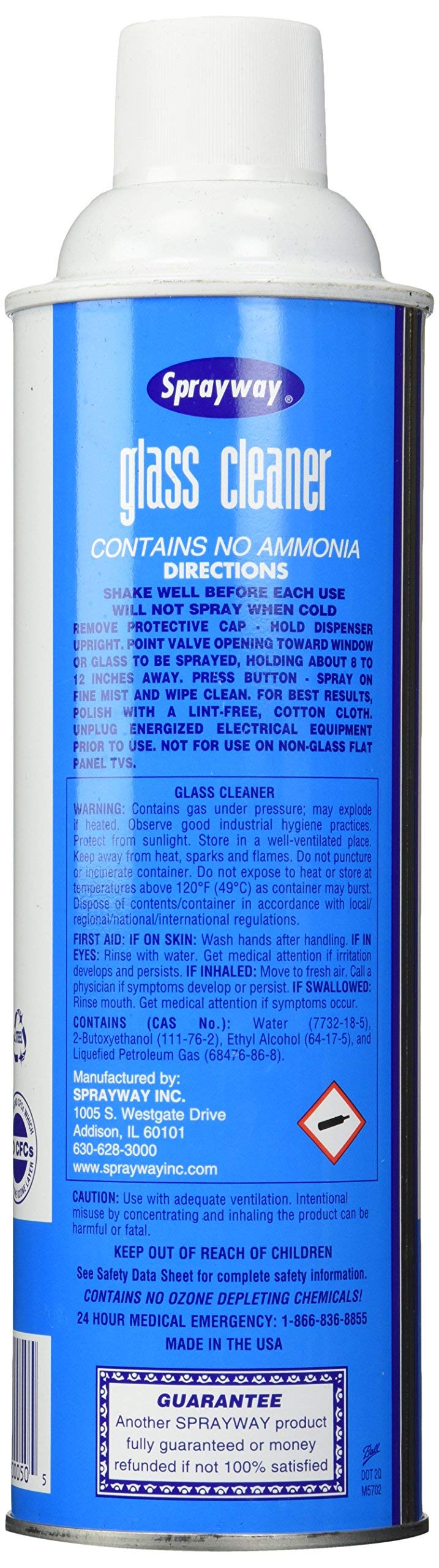 Sprayway Glass Cleaner 19 Oz 1 Pack (Packaging May Vary)