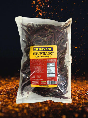 Teja Dry Chilli Whole *Extra Hot* 400g/14 Oz| Dried Chilis| Spicy Chili Peppers| Premium Dried Chilis Whole| Indian Authentic Re