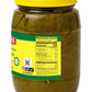 TAZAH Turkish G  Leaves in Jar, Vegan, Perfect for Dolmas, 32oz (Drained 16oz)
