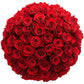 GlobalRose Real Fresh Cut Red Roses - 50 Fresh Flowers - Fresh Flowers Bouquet for Wedding