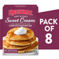 Krusteaz Sweet Cream Pancake and Waffle Mix  Light & Fluffy  26 oz Boxes (Pack of 8)