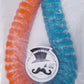 The Gummy Bear Guy SOUR Worlds Largest Gummy Worm, 3 lb, Blue Raspberry/Orange