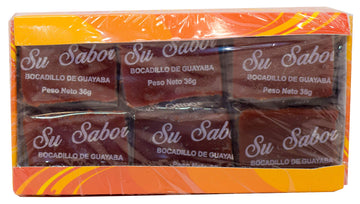 Su Sabor Guava Paste / Bocadillo De Guayaba 18 Units (Veleo Rojo)