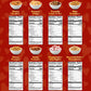 Nuts Gift Basket Tower, Heart Design 6 Tier Food Baskets For Men And Women.