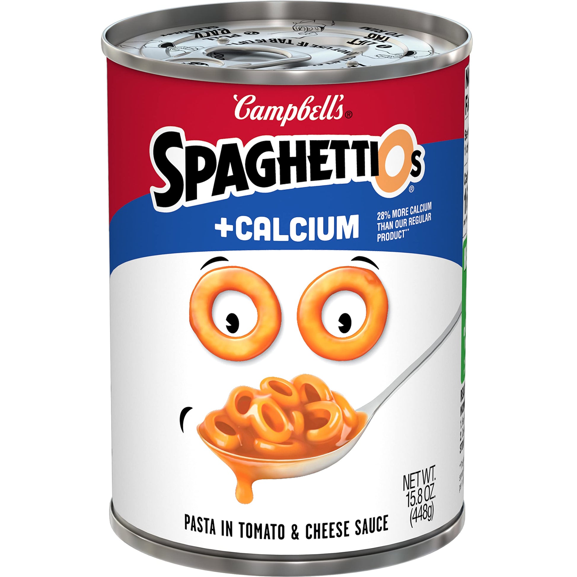 Spaghettios Original Canned Pasta Plus Calcium, 15.8 Oz Can