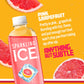 Sparkling Ice Pink G fruit Sparkling Water, Zero Sugar, 17 fl oz Bottles, Pack of 12