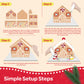 Gingerbread House kit [Set of 2] DIY Gingerbread House, Fun Holiday Activity for Kids, Ease Crafted Grooves Decor Kit of 2 House