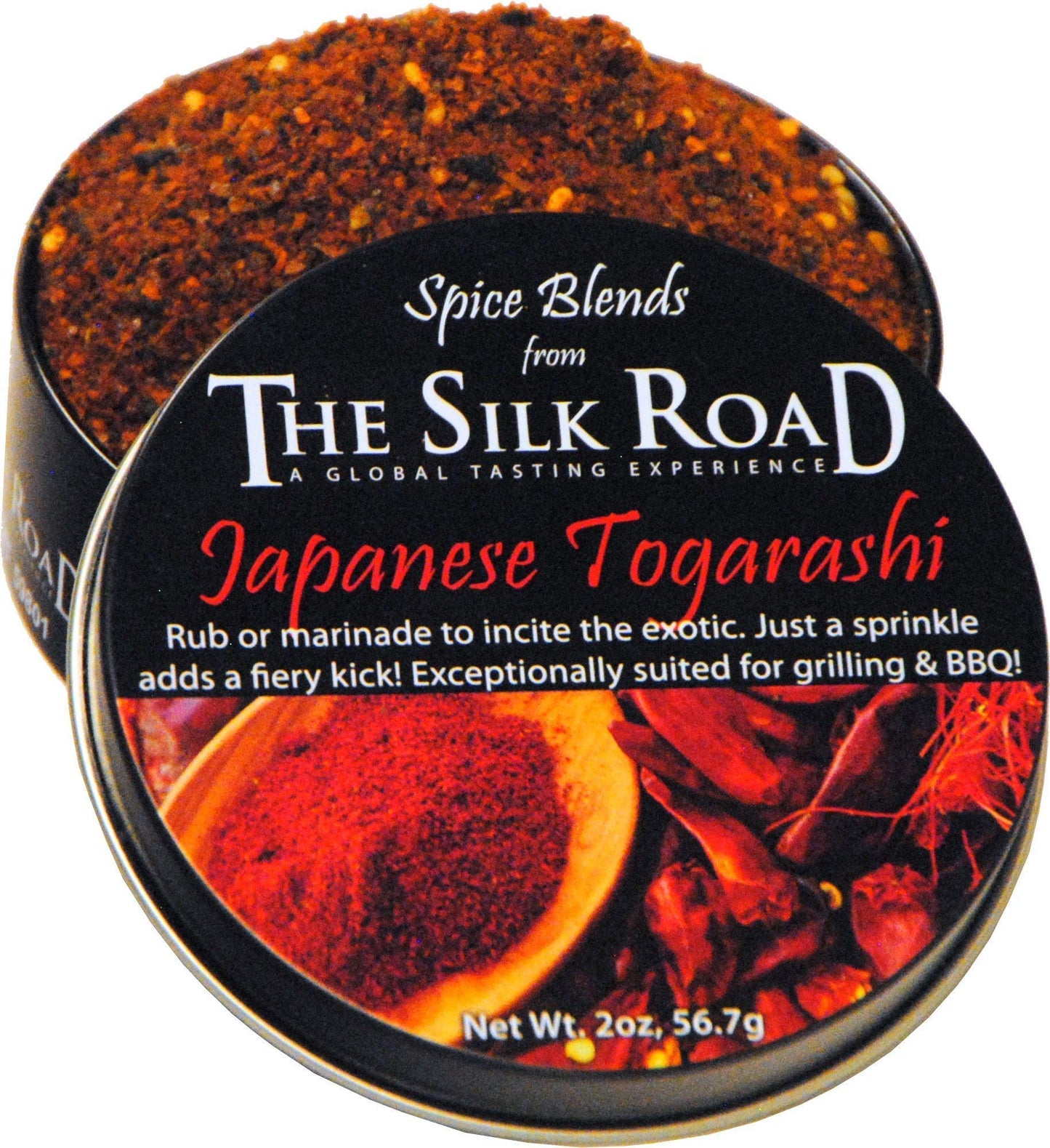 Japanese Togarashi Spice Blend From The Silk Road Restaurant & Market (2Oz), No Salt | All Natural Japanese Seasoning | Vegan |