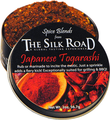 Japanese Togarashi Spice Blend From The Silk Road Restaurant & Market (2Oz), No Salt | All Natural Japanese Seasoning | Vegan |