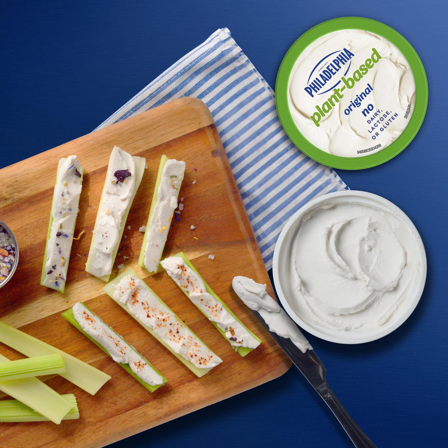 Philadelphia Plant-Based Dairy Free Original Cream Cheese Spread, 8 oz Tub