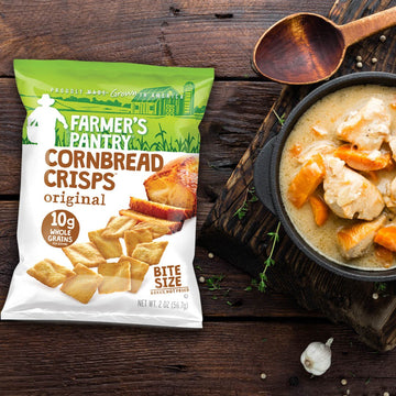 Farmer s Pantry Cornbread Crisps, Original, Kosher, 2 Ounce (Pack of 24)