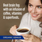 VitaCup Organic Keto Coffee, Medium Dark Roast, 10 oz (Pack of 2), 100% Arabica, with MCT Oil, Turmeric, B Vitamins, D3