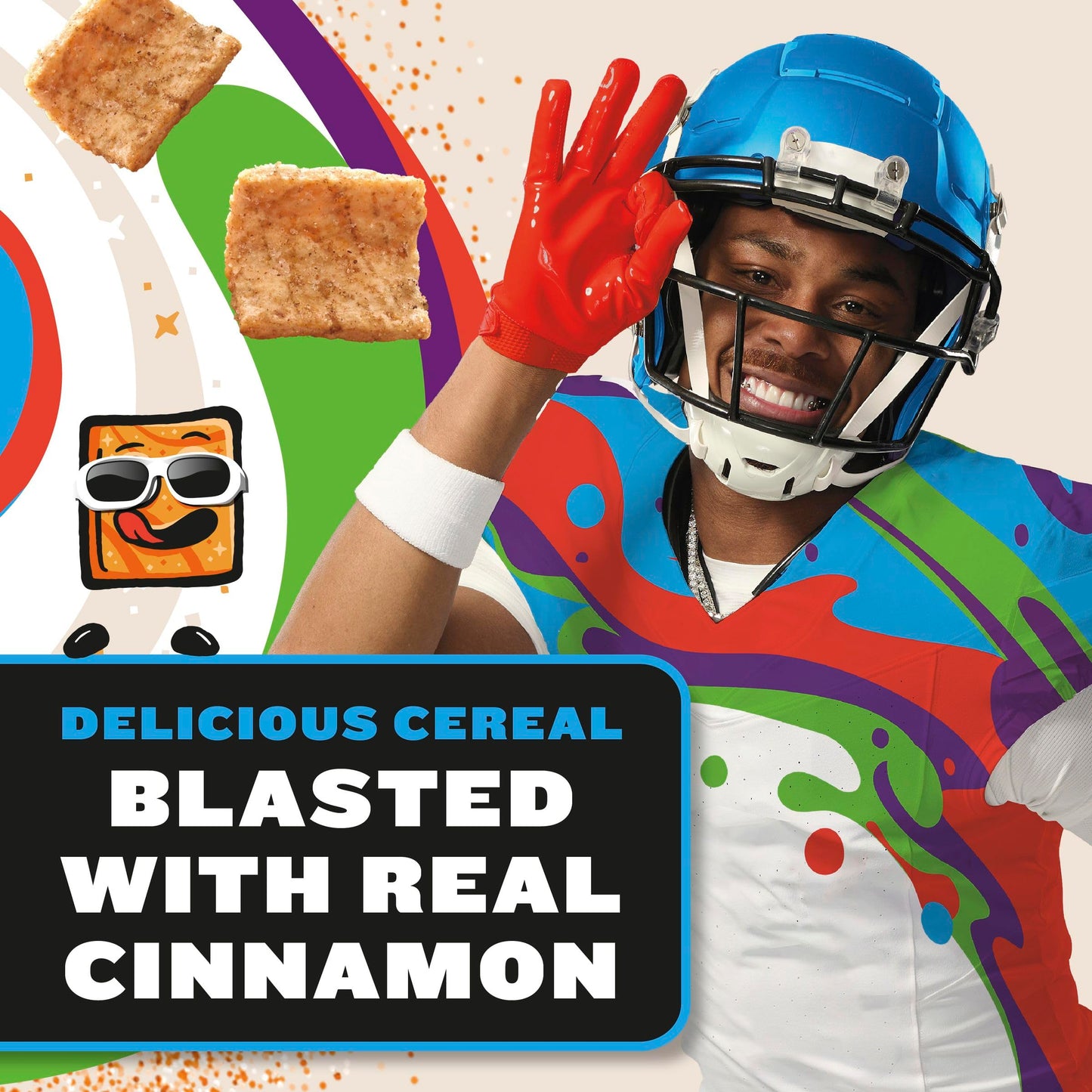 Cinnamon Toast Crunch Breakfast Cereal, Crispy Cinnamon Cereal, Giant Size, 27 oz
