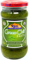 Rani Green Chilli Cooking Paste 10.58Oz (300G) Glass Jar ~ Vegan | Gluten Free | Non-Gmo | No Colors | Indian Origin