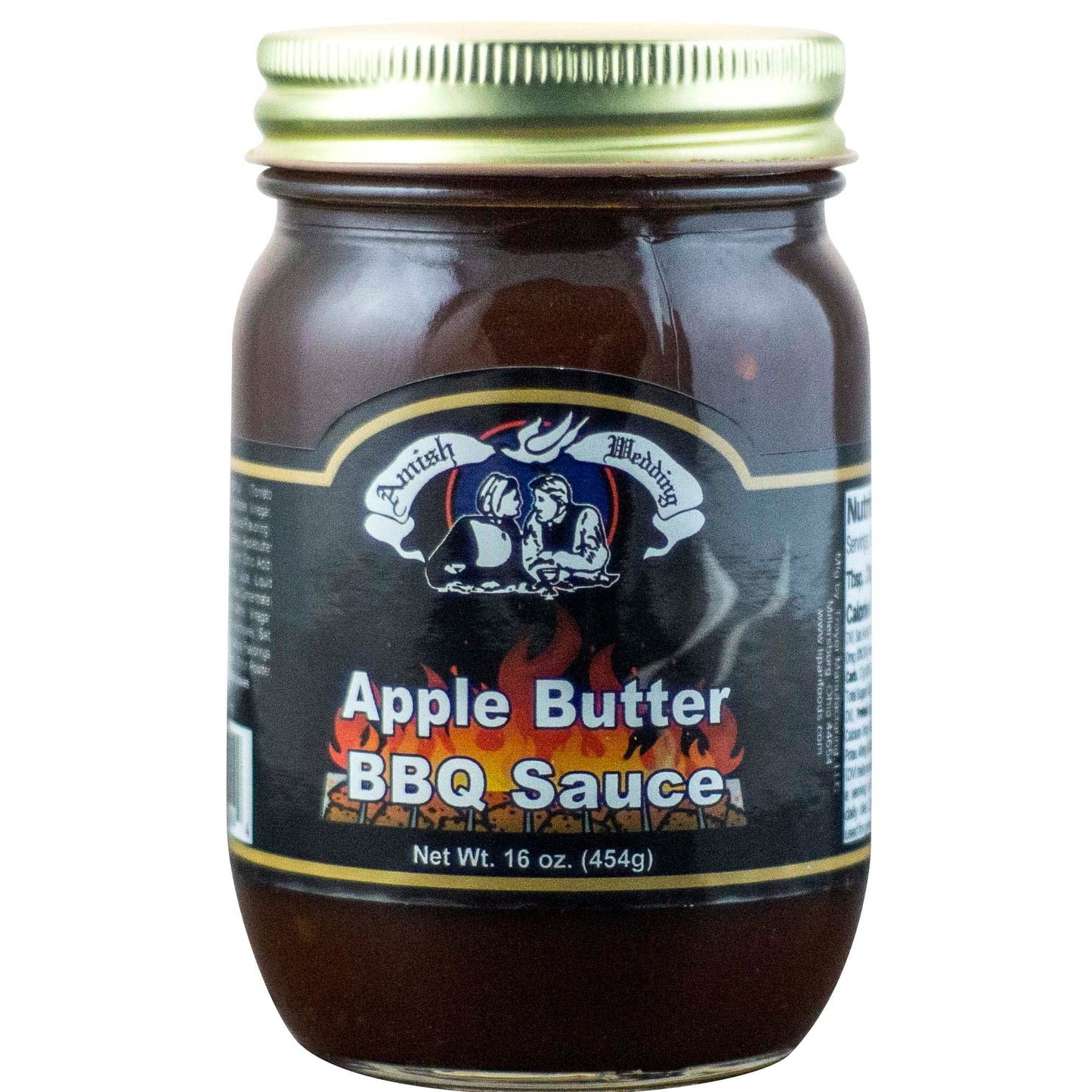 Amish Wedding Apple Butter Bbq Sauce 15 Ounces (Pack Of 2)