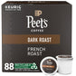 Peets Coffee Dark Roast K-Cup Pods - French Roast, 88 Count (4 Boxes of 22 Pods)