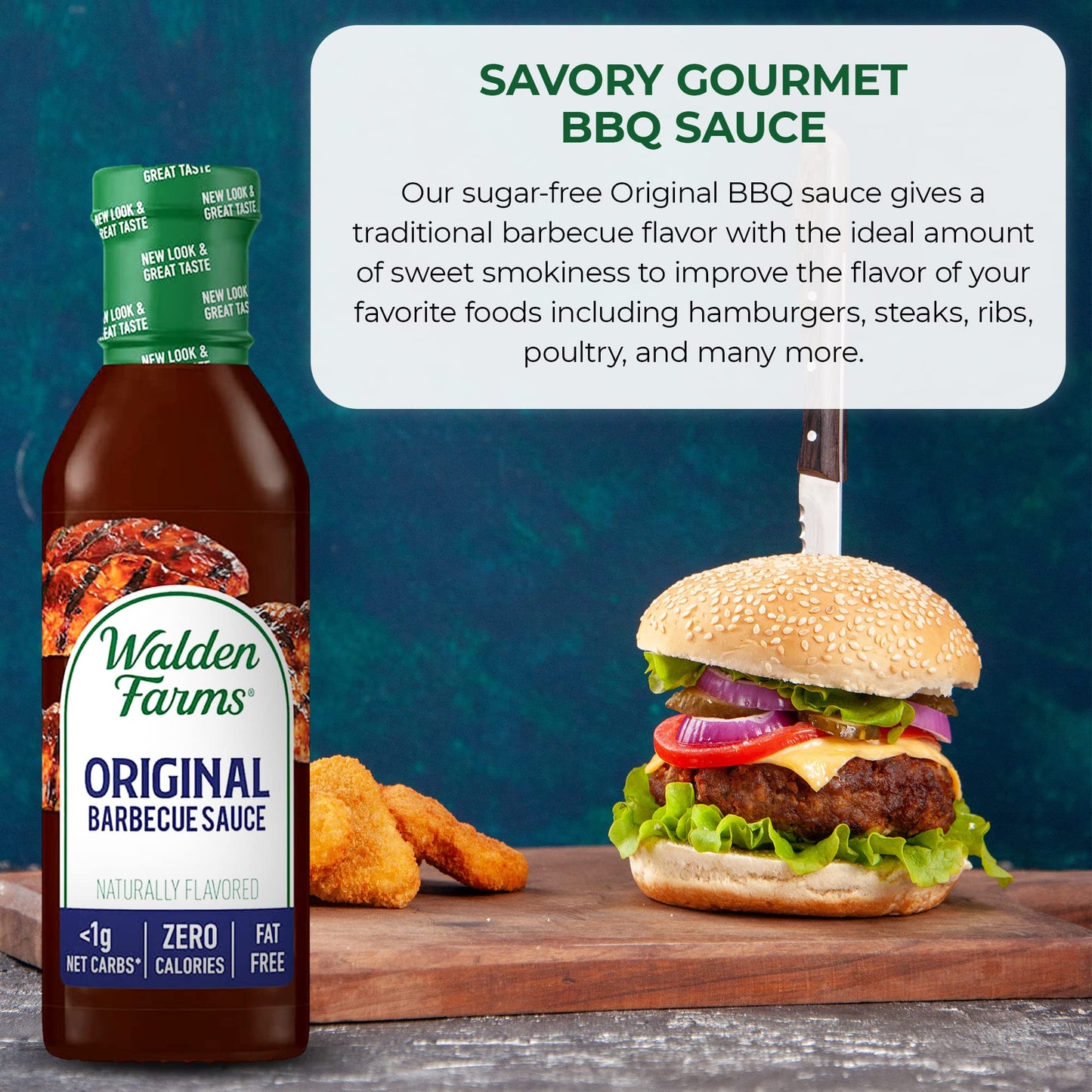 Walden Farms Calorie Free Barbecue Sauce Original - 12 fl oz