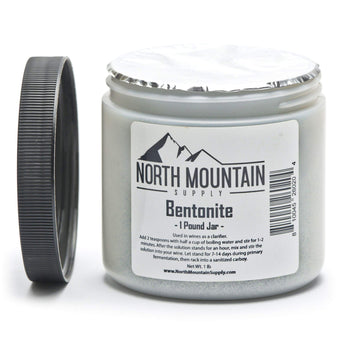 North Mountain Supply Bentonite Clay Food Grade 1 Pound Gray Clay