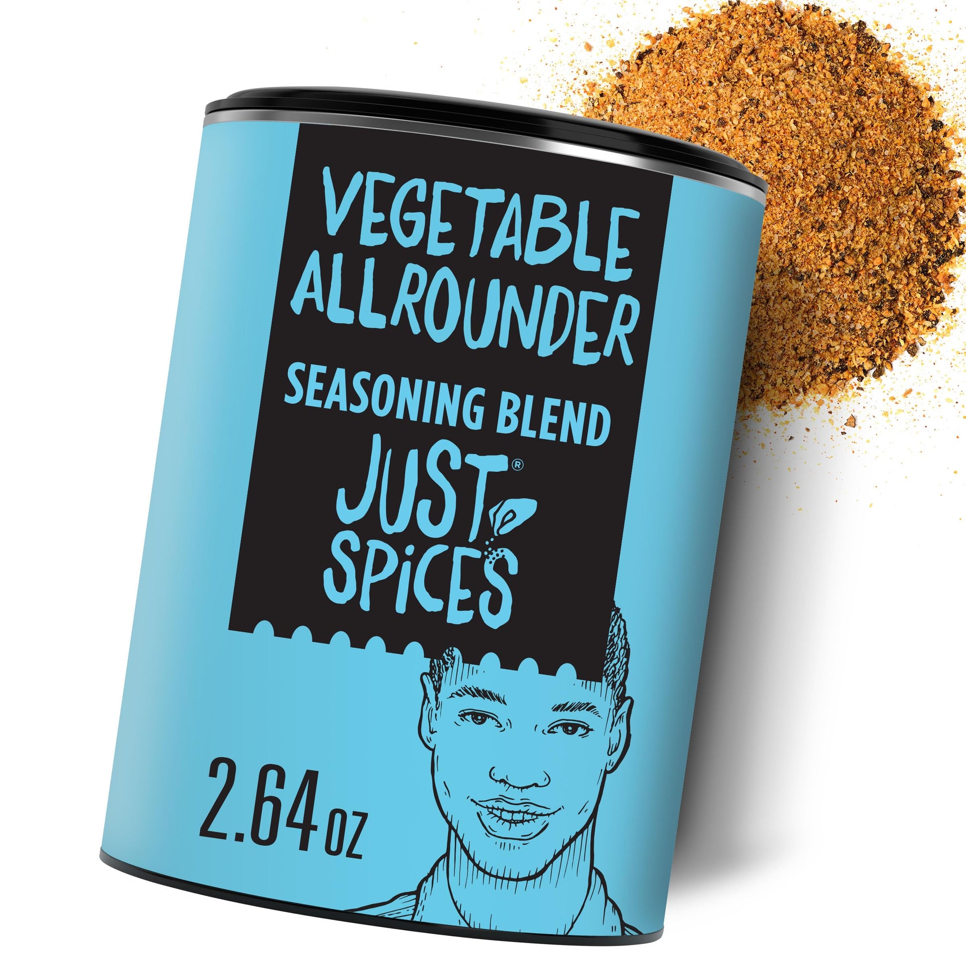 Just Spices Vegetable Allrounder, 2.64 Oz I Spice Mix For Delicious, Spicy And Healthy Vegetables I Cooked, Air Fried Or Baked V