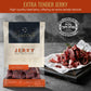 Premium Aufschnitt Beef Jerky - Extra Tender, Grass Fed, Low Sodium, Teriyaki - 5 Pack, Keto & Halal Friendly