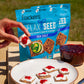 Flackers Organic Sea Salt Flaxseed  ers, Gluten Free, Vegan, Keto Snack, 5 Ounce (Pack of 12), Non GMO