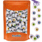 Halloween Peanut Butter Spooky Eye Balls, Trick-Or-Treat Party Bag Fillers, Individually Wrapped in Multi-color Eye Design Foils