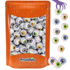 Halloween Peanut Butter Spooky Eye Balls, Trick-Or-Treat Party Bag Fillers, Individually Wrapped in Multi-color Eye Design Foils