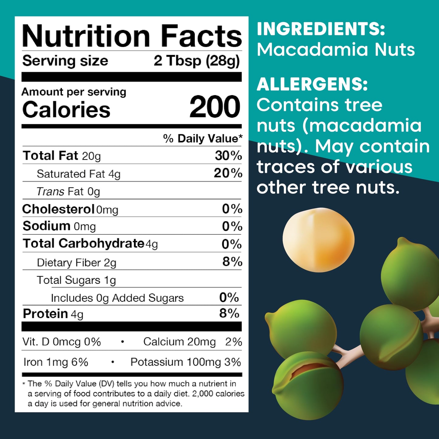 Wilderness Poets, Raw Macadamia Nut Butter - 3 Pack (8 Ounce Jars) - Vegan, No Salt - Glass Jars