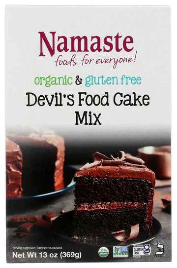 Namaste Foods Organic Gluten Free Devil'S Food Cake, 13 Ounces – Allergen Free