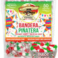 Mexican Coconut Candy 1 Pound Fiesta Pack - Authentic Dulce De Coco Banderitas Pinatera For A Sweet And Colorful Experience By D
