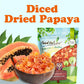 Food To Live Dried Diced Papaya, 8 Ounces Kosher, Vegan, Sweetened, Unsulfured, Bulk