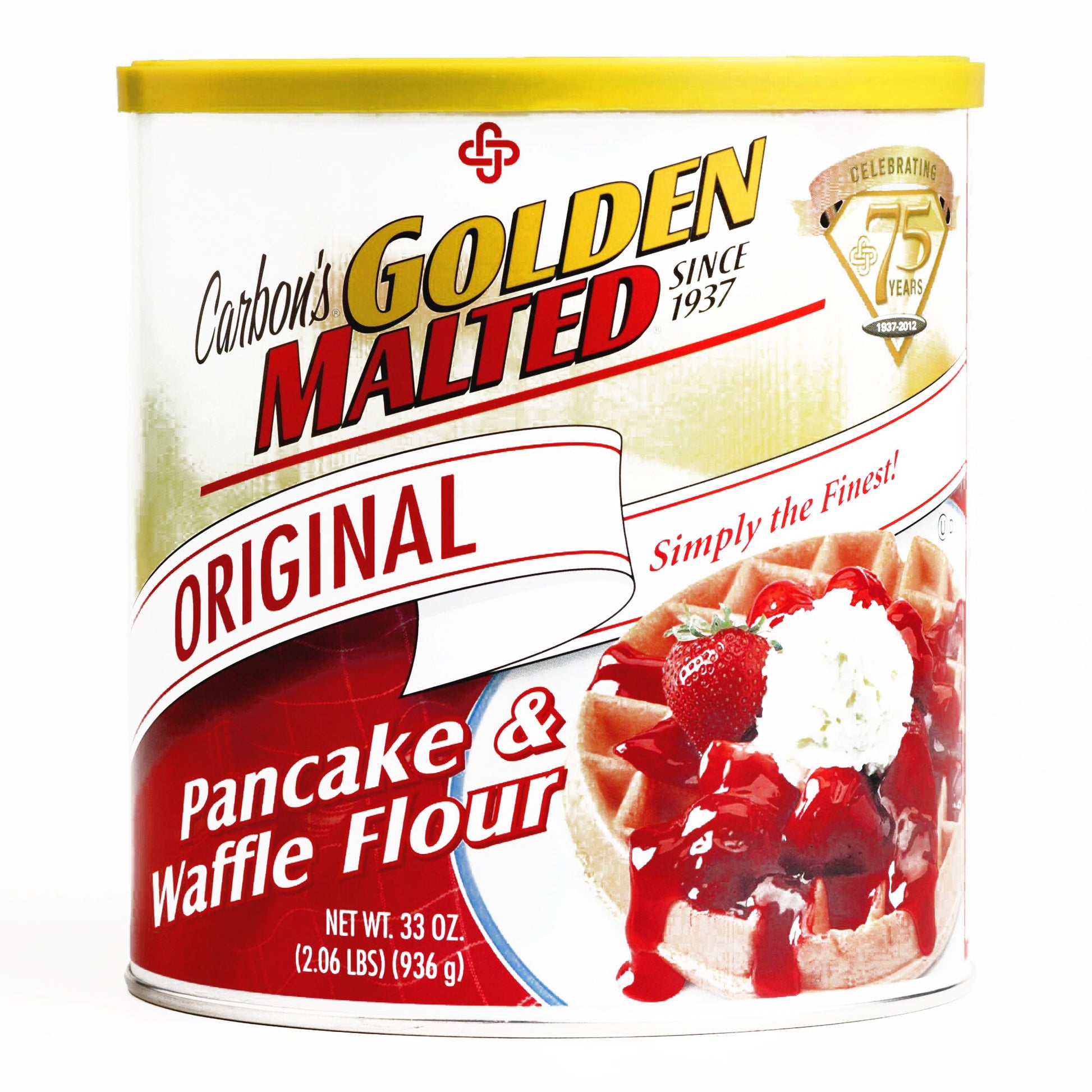 Carbons Golden Malted Pancake & Waffle Flour 33 oz each (1 Item Per Order, not per case)