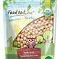 Food To Live Organic Garbanzo Beans, 5 Pounds – Dried Chickpeas, Non-Gmo, Kosher, Raw, Sproutable, Bulk