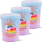 Gotta B Sweet Birthday Cake Flavored Cotton Candy - 2 oz (Pack of 3) - Blue, Pink and White - Birthday Party Treats for Kids