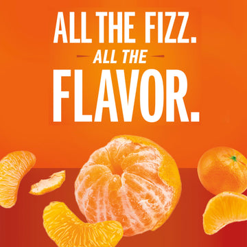 IZZE Sparkling Water Juice Beverage, Clementine, No Sugar Added, 8.4 Fl Oz, 24 Cans