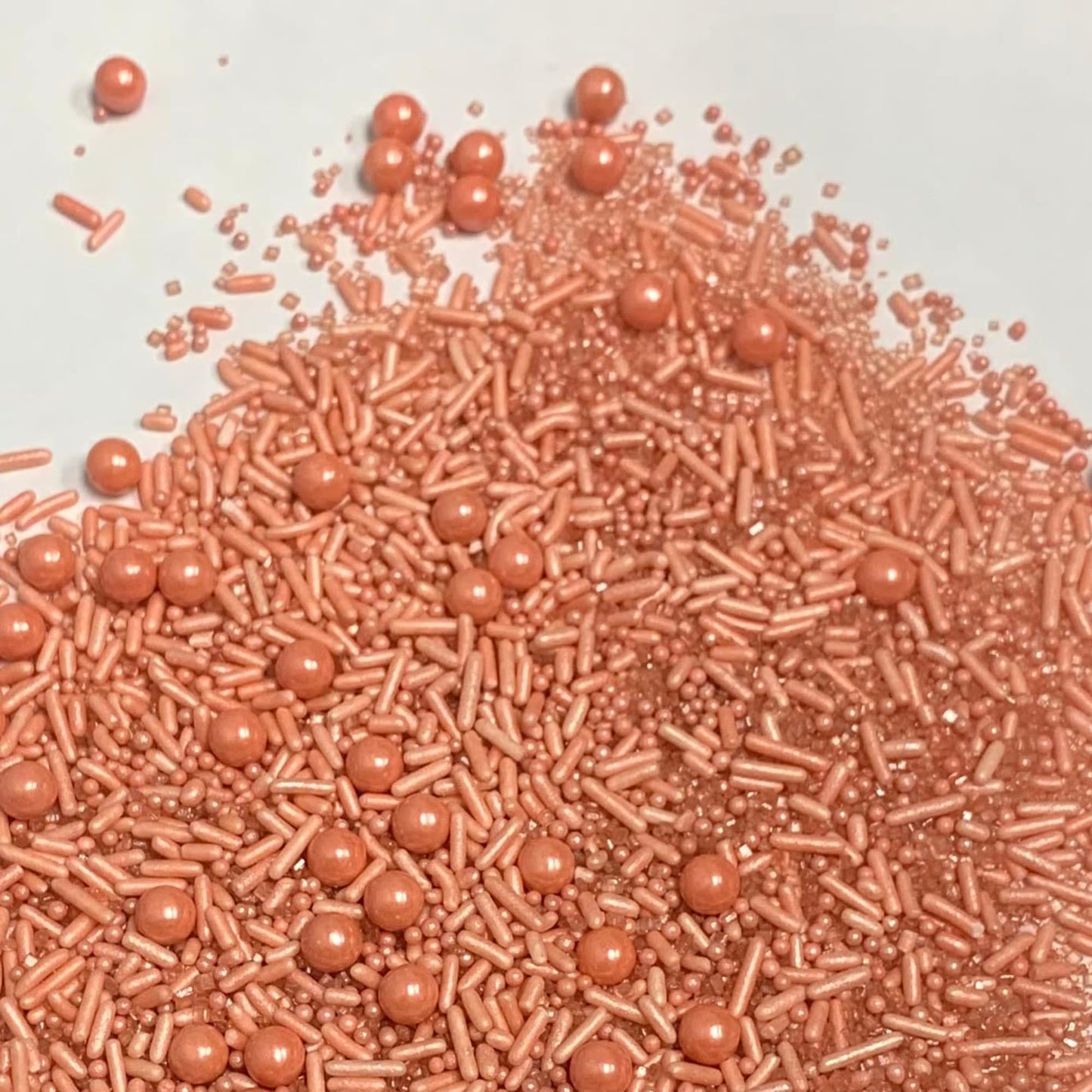 Cool Mom Sprinkles Rose Gold Sprinkles (4 Oz.) - Themed Sprinkles For Decorating Cakes, Cupcakes, Cookies & Desserts - Packaged