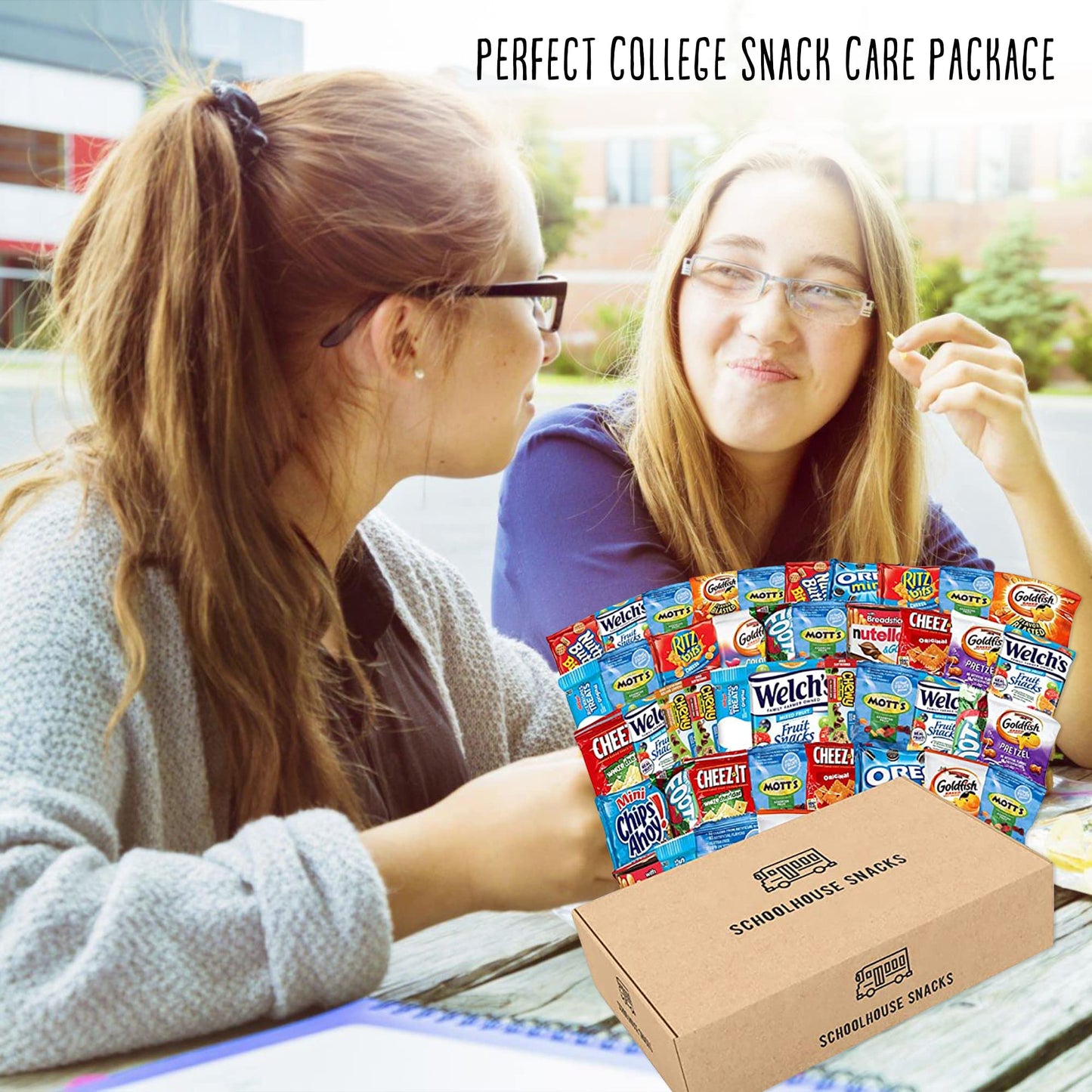 Schoolhouse Snacks - Snacks For Kids (50 Count) | Snack Box For Kids With American Snack Assortment | Perfect Kids School Snacks