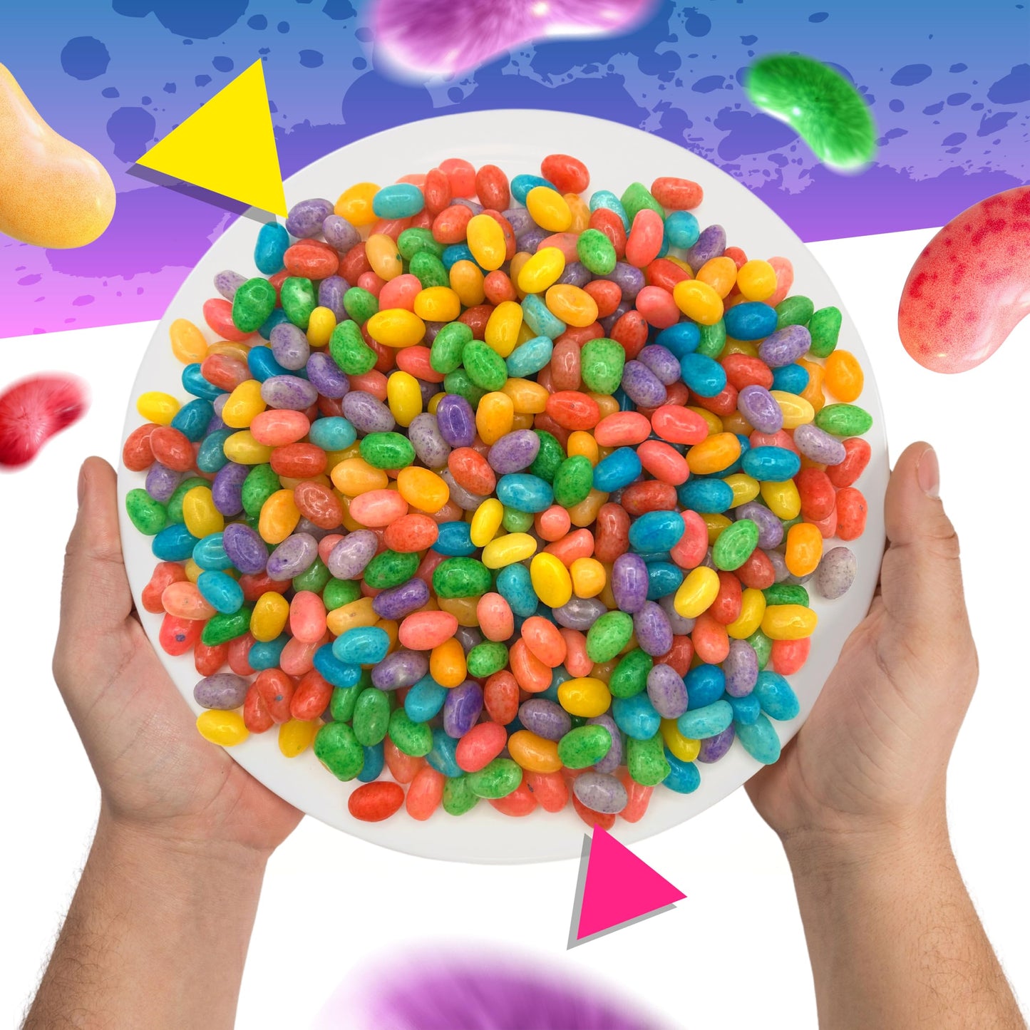 Speckled Jelly Beans Candy | 2 Pound Bag | Assorted Fruit Flavors