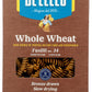 De Cecco Pasta Fusilli Whole Wheat Pasta, 13.25 oz